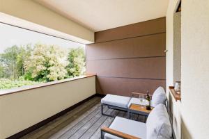 Khu vực ghế ngồi tại Weingut-Wohlfühlzimmer Adam-Lieleg