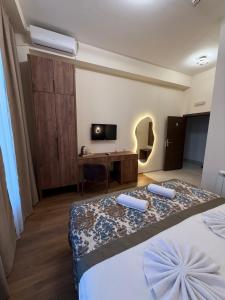 Letto o letti in una camera di Apostolovic Plus