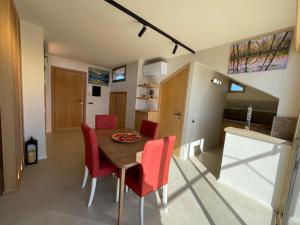 Cucina o angolo cottura di "La Casa da'Mare" un attico di charme vista mare