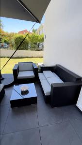 Posezení v ubytování Mandy Apartman