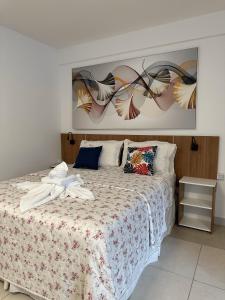 Postel nebo postele na pokoji v ubytování Hotel Formosa - Posto da Mata