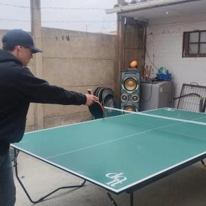 Stolní tenis v ubytování Casa en Quintero nebo okolí