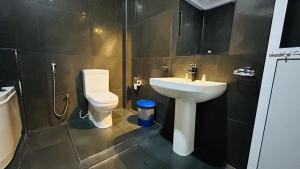 Koupelna v ubytování O2 Villas-Weligama