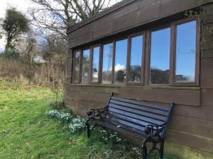 Zahrada ubytování Stags View,Unique eco cabin, Dartmoor views