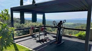 Fitness centrum a/nebo fitness zařízení v ubytování Les jardins de Saint Blaise