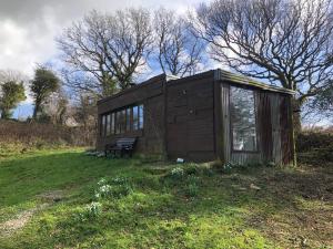 Zahrada ubytování Stags View,Unique eco cabin, Dartmoor views + 30 fotografií