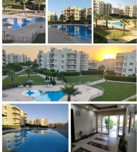 Bazén v ubytování The address compound zayed nebo v jeho okolí