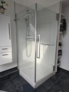 Ein Badezimmer in der Unterkunft Landhaus SoonZauber