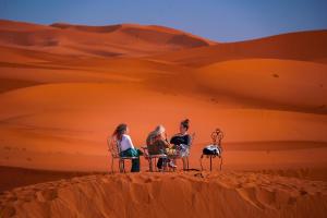Clientes alojados en Kasbah Erg Chebbi