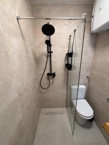 Koupelna v ubytování Villa Šoti