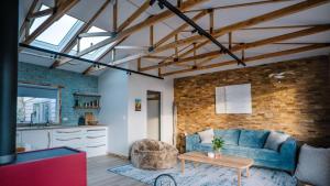 O zonă de relaxare la Wharangi Cottage