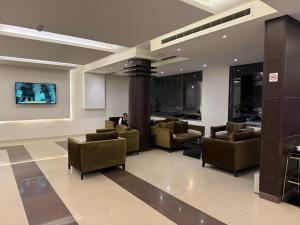 Posezení v ubytování بارك حياة للشقق المخدومة Park Hyatt Serviced Apartments
