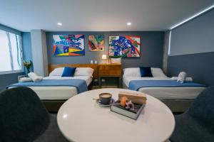 Istumisnurk majutusasutuses Casa Bugambilia - Alma Hotels