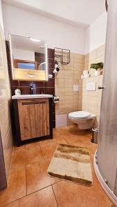 Koupelna v ubytování Apartmán U Bejka + 18 fotografií