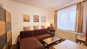Posezení v ubytování Apartmán U Bejka