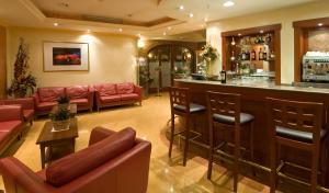 蒙扎AS酒店酒廊或酒吧区