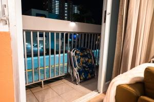 Postel nebo postele na pokoji v ubytování Seaside Escape at Luquillo Beach - Palma Luxe Studio