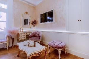 Posezení v ubytování Madame Hortense Boutique Ηotel