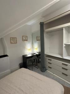 Postel nebo postele na pokoji v ubytování SXMGaliotte300