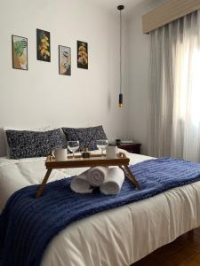Postel nebo postele na pokoji v ubytování Casa melo