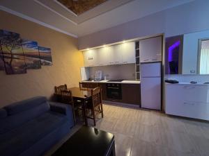 Η κουζίνα ή μικρή κουζίνα στο Luxury apartments