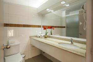 Koupelna v ubytování Mahia hotel Reñaca