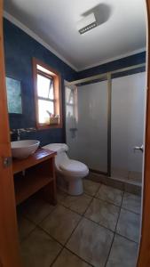 Ένα μπάνιο στο Casa Country Pucón