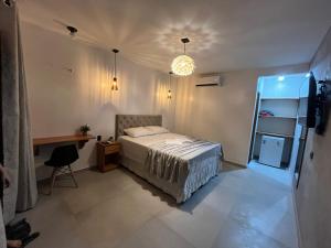 Postel nebo postele na pokoji v ubytování Chalé Mix Beach + 4 fotografie