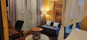 Letto o letti in una camera di Captain's Camp