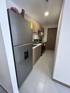 Kuchyň nebo kuchyňský kout v ubytování Loft Chic en Cipreses