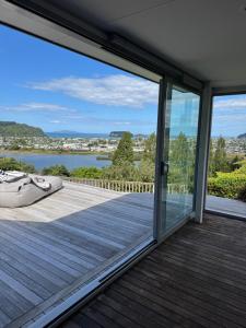 Landskap semula jadi dekat dengan rumah percutian