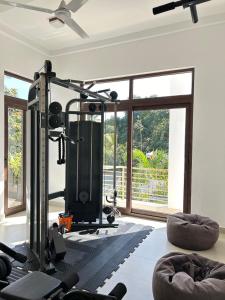 Fitness centrum a/nebo fitness zařízení v ubytování TridentKandy