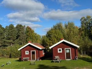 Zahrada ubytování Ramsjö Camping Stuga