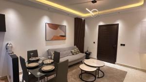 Χώρος καθιστικού στο K-suites 302 - Appartement 1 chambre vue sur mer