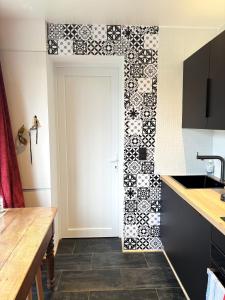 Η κουζίνα ή μικρή κουζίνα στο Flat vane & Soun