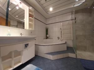 Koupelna v ubytování Bichlerhof