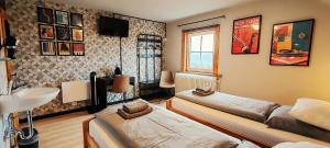 Posezení v ubytování Roastineer Hotel