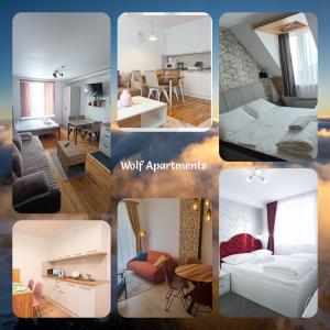 Postel nebo postele na pokoji v ubytování Wolf Apartments SPA Kopaonik