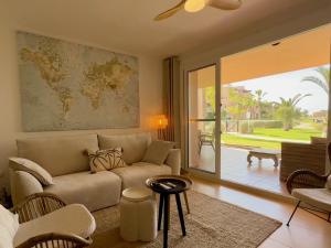 Istumisnurk majutusasutuses Sonrisa Garden - Mar Menor Golf Resort