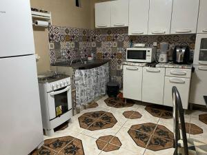 Dapur atau dapur kecil di Casa temporada