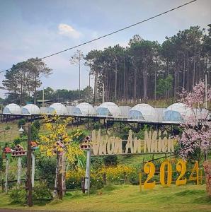 Zahrada ubytování Vườn An Nhiên Camping