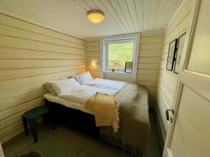 Postel nebo postele na pokoji v ubytování Lofoten Hiking Lodge