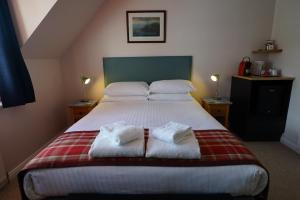 Postel nebo postele na pokoji v ubytování Trotternish B&B