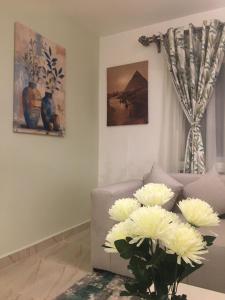 Posezení v ubytování Casa De Madinaty -مدينتي