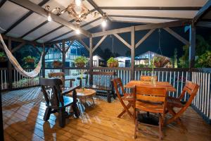 Balkón nebo terasa v ubytování La Herradura lodge