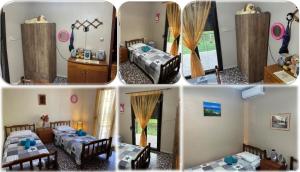 A bed or beds in a room at ''Mary's House'' Entire residence Olympiada Halkidiki Near to Sea 200m !