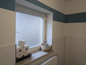 Ένα μπάνιο στο Vacation Apartment In the Black Forest