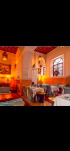 Posezení v ubytování Riad & Spa Esprit Du Maroc