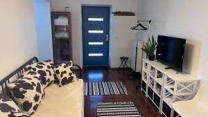 TV a/nebo společenská místnost v ubytování Mereranna apartment 5