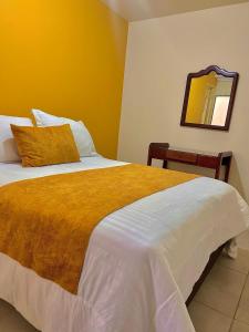 Postel nebo postele na pokoji v ubytování Hotel Dorado Jardín